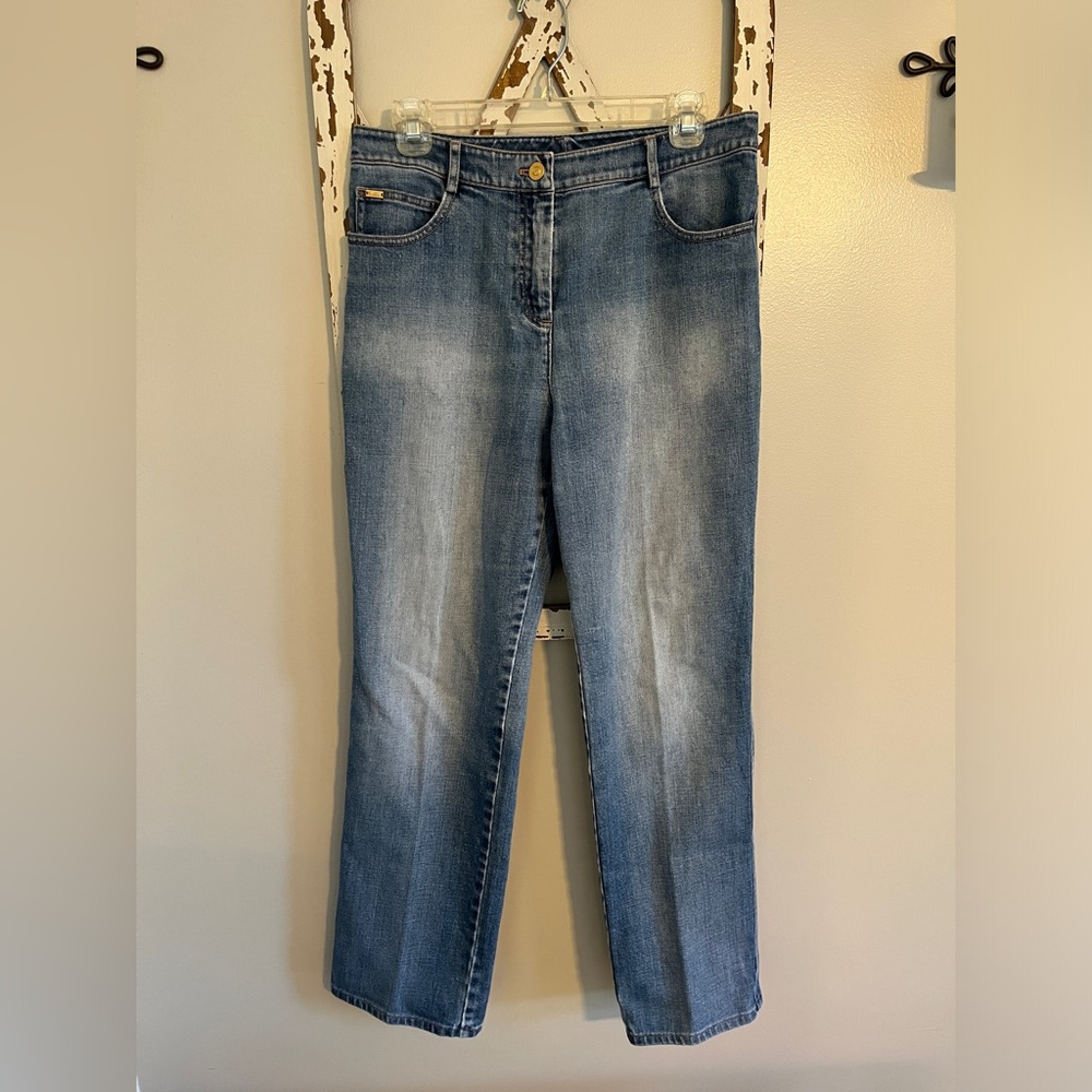 St.‎ John Embellished Denim Jeans Women's Size 8